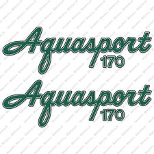 Aquasport 170 Boat Decals Set Of 2 18 Long