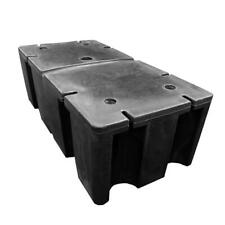 Dock Float Drum Extra Thick Foam Filled Mounting Holes Boat 24 X 48 X 16 In.