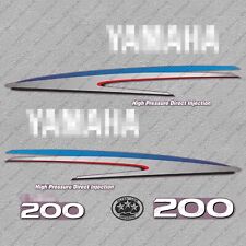 Yamaha 200 Hp Hpdi Two 2 Stroke Outboard Engine Decals Sticker Set Reproduction