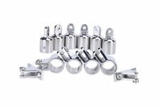 Stainless Bimini Top Caps Tube Canopy Hardware Eye End Top Fittings Fit 1 Inch