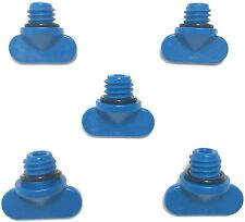 5x For Mercruiser Manifold Block Drain Blue Plug Kit 8m2000874 22-806608a1