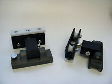 Pair Of Genoa Track Cars W Double Sheave Stop Detachable