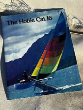 Vintage Hobie Cat 16 Tequila Sunrise Brochureposter. Copy-write 1979
