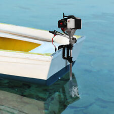 2 Stroke 2.5hp Fishing Boat Outboard Motor Engine Wind Cooling 2.5 Jet Pump Led