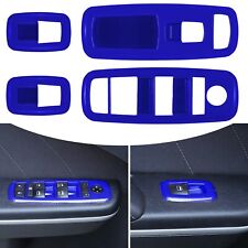 Window Lift Switch Panel Cover Trim For Dodge Charger 11-19 Ram 1500 10-17 Blue