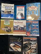 Lot 8 Sailing Boating Books Maintenance Electrical Diesel Engine Paint Varnish
