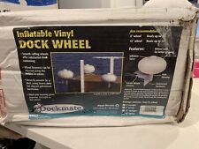 Dockmate Inflatable Vinyl Corner Dock Wheel 12 - 1272 - Boat Dock - Galvanized