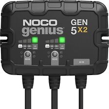Noco Genius Gen5x2 2-bank 10a 5abank Smart Marine Battery Charger