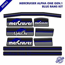 2016 Mercruiser Alpha One Gen.1 Complete Decals Kit Blue Rams Sticker Set52