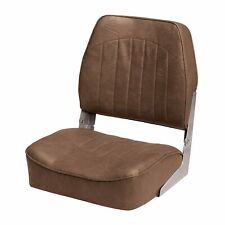 Wise 8wd734pls-716 Low Back Boat Seat Bark Brown