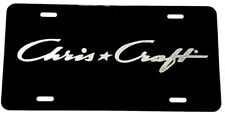 Chris Craft Boats Logo Car Tag Diamond Etched On Aluminum License Plate