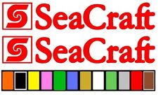 Seacraft Boat Sticker Decal Fishing Any Size Or Color Available
