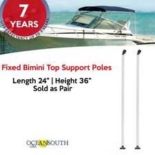 Oceansouth Fixed Bimini Top Support Poles 24 Length Fits 36 Height Frame