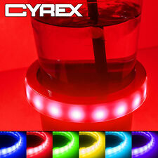 Glow Led Light Trim Ring For Marine Boatrv Stainless Steel Cup Drink Holder