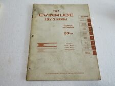 1967 Evinrude Outboard Motor Service Manual 80hp Starflite