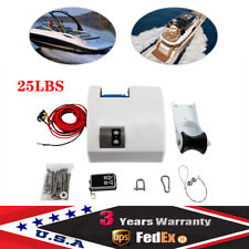 Durable Saltwater Boat Marine Electric Anchor Winch With Wireless Remote White