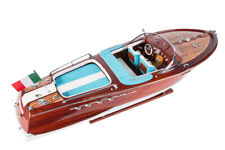 Seacraft Gallery Riva Aquarama Lamborghini Wooden Model Speed Boat Ship 70cm