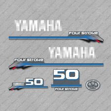 Yamaha 50hp Four Stroke 2000 Outboard Engine Decals Sticker Set 50 Hp