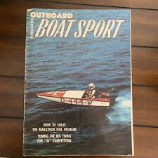 Vintage Outboards Inboards Boat Sport Magazine December 1955