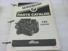 Pm74 1984 Mercruiser Quicksilver 185 Engine Parts Manual Pn 90-43078