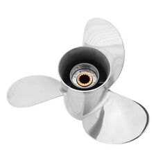 13 12x18 Outboard Propeller Fit Yamaha Engines 50-130hp 15 Tooth 3 Bladesrh