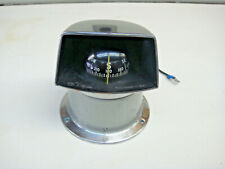 Vintage -- Metal Airguide Chicago Usa Boat Compass With Hood P-4549