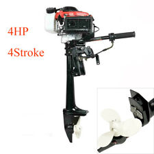 4 Stroke 4 Hp Outboard Motor Fishing Boat Engine W Air Cooling System New