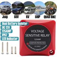 12v Dual Battery System Isolator 125amp Voltage Sensitive Relay Switch Vsr