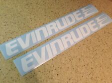 Evinrude Vintage Outboard Motor Decals 14 White Free Ship Free Fish Decal