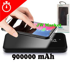 Power Bank 900000mah Qi Wireless External Battery Charger Portable Fast Charging