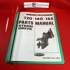 Vintage Oct 1973 Mercruiser 140 Engine Parts Manual C-90-68573 Mercury Mercap