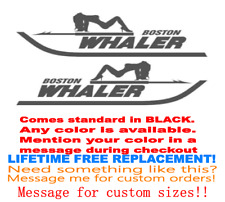 Pair Of 5x28 Boston Whaler Boat Hull Decals Marine Grade Your Color Choice 32.