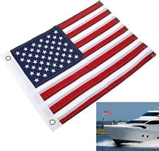 12 X 18 Usa American Flag Heavy Duty Nylon For Yacht Boat Car Banner Truck