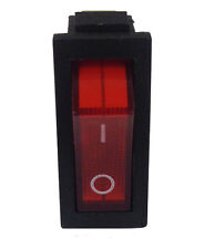 Ac 250v 15a 20a Red Light Illuminated Onoff 2 Position Rocker Switch 3 Pin