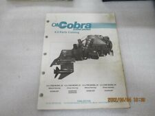 Pm107 1989 Omc Cobra 4.3 L Model Final Edition Parts Catalog Manual Pn 985758