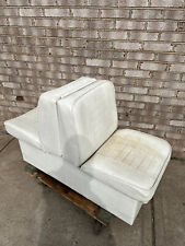 Wise Back To Back Boat Seat Deck Seat With Plastic Base White