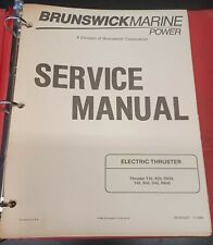 Mercury Mariner Outboards Electric Thruster Service Repair Manual 90-816427