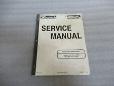 Mercurymariner Outboards Electric Thruster Service Manual 90-816427