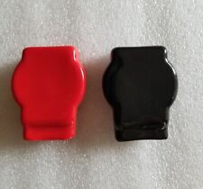 Military Battery Terminal Covers Red Black Pair