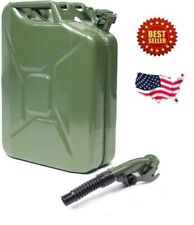 5 Gallon Gas Can Metal Jerry Gasoline Container Tank Emergency Backup Diesel New