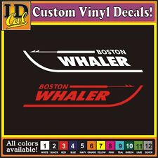 One 1 Pair Boston Whaler Vinyl Boat Truck Car Window Replacement Decal Sticker
