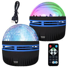 Led Galaxy Projector Night Lights Northern Starry Ocean Speaker Party Lamps