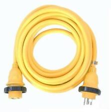 Amp Up Marine Cords 30a 125v Marine Shore Power Boat Cord Cable 50 Yellow 21315