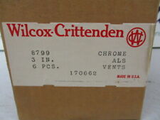 Wilcox Crittenden 3 Chrome Als Vents 6 Pack Pn 170662