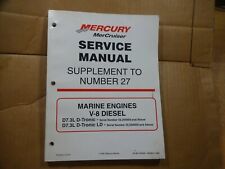 Mercruiser D7.3l D-tronic V8 Diesel Engine Service Manual Supplement To 27 1999