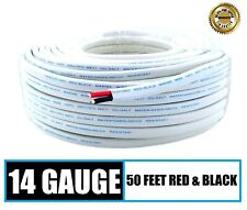 14 Gauge Awg Marine Grade Wire Cable Tinned Ofc Copper Duplex 142 - 50 Feet