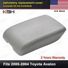 Fits 2000-2004 Toyota Avalon Leather Center Console Lid Armrest Cover Gray