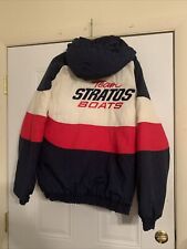 Vintage 90s Dunbrooke Team Stratos Boats Hooded Puffer Jacket Size X-large Nice