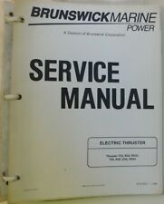 1990 Mercury Mariner Thruster Electric Outboard Service Manual 90-816427 Repair