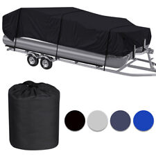 17-24ft Waterproof Trailerable Pontoon Boat Cover Waterproof All Weather Protect